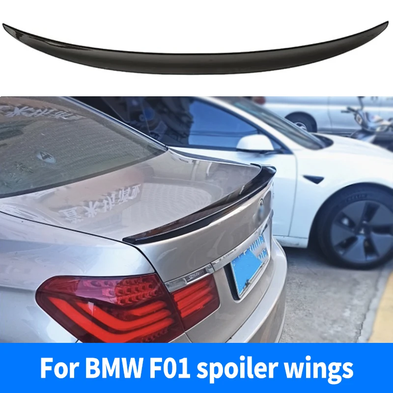 

Для BMW 7 серии 2008-2015 F01 F02 F03 F04 740i 750i ABS Материал Задняя Крышка багажника автомобильный спойлер Крылья спойлер MP стиль