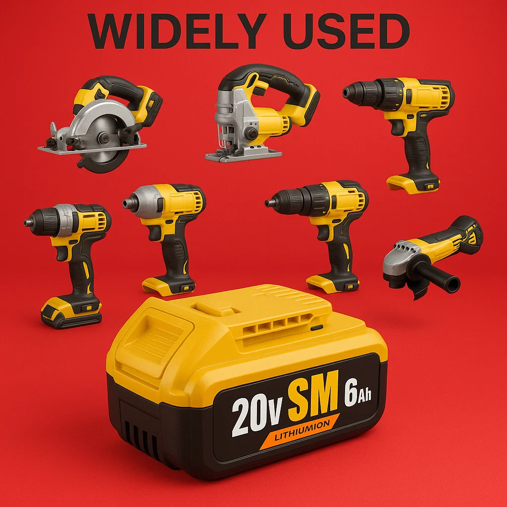 

SUMMING battery for Dewalt 18V/20V power Toolsrechargeable electric tool Accessories Lithium batteriesReplace DCB200 DCB184