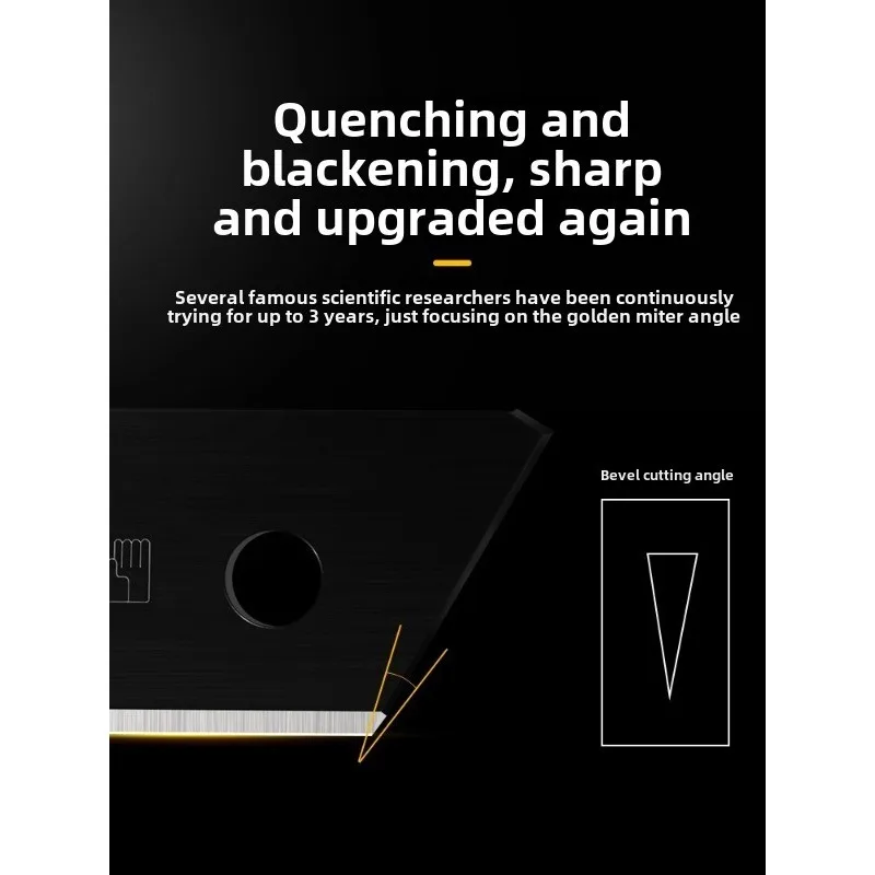 شفرات بديلة SDI للأعمال الفنية 30/60 درجة صغيرة 9 مم عالمية لسكاكين القطع القابلة للسحب والقرطاسية فائقة التحمل. #3