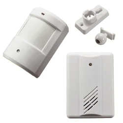 Digital Wireless Doorbell Driveway Garage Motion Sensor Alarm Infrared Wireless Alarm System with Mount Door Bell