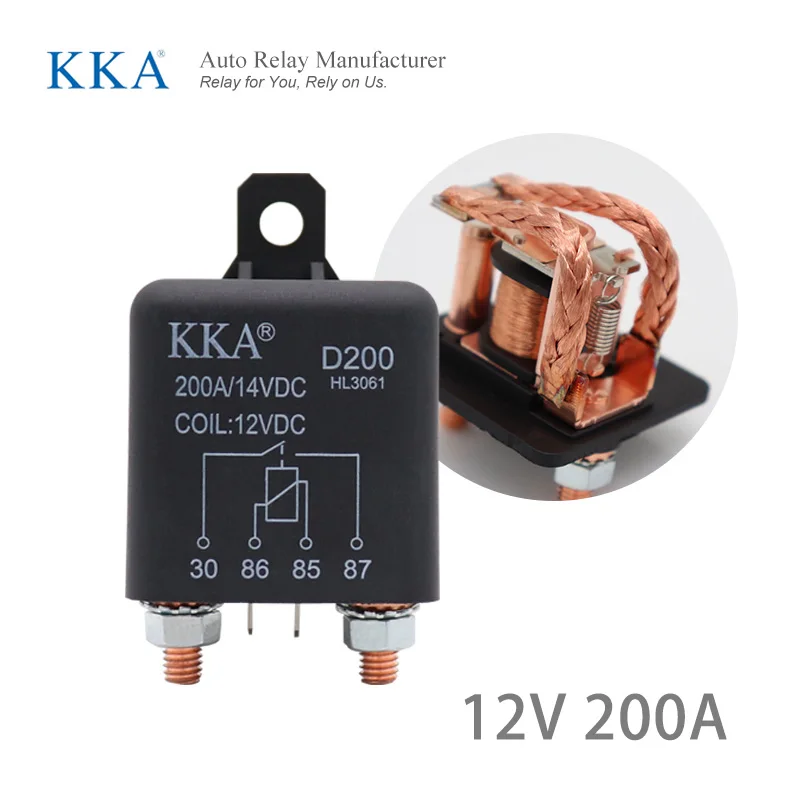 Hochs trom relais Start relais 200a 150a 120a 12V 24V Leistung Automobil Schwer stroms tart relais Auto relais
