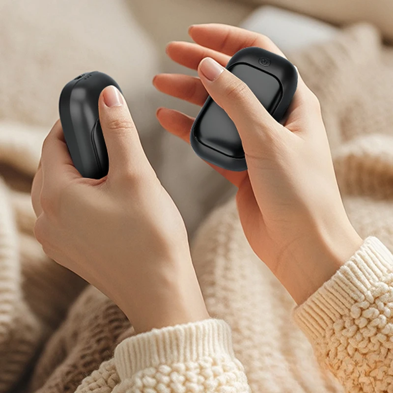 2-in-1 Warm Hand Treasure with Three Adjustable Levels, Simple Style, Single/Two Items for Winter Warmth