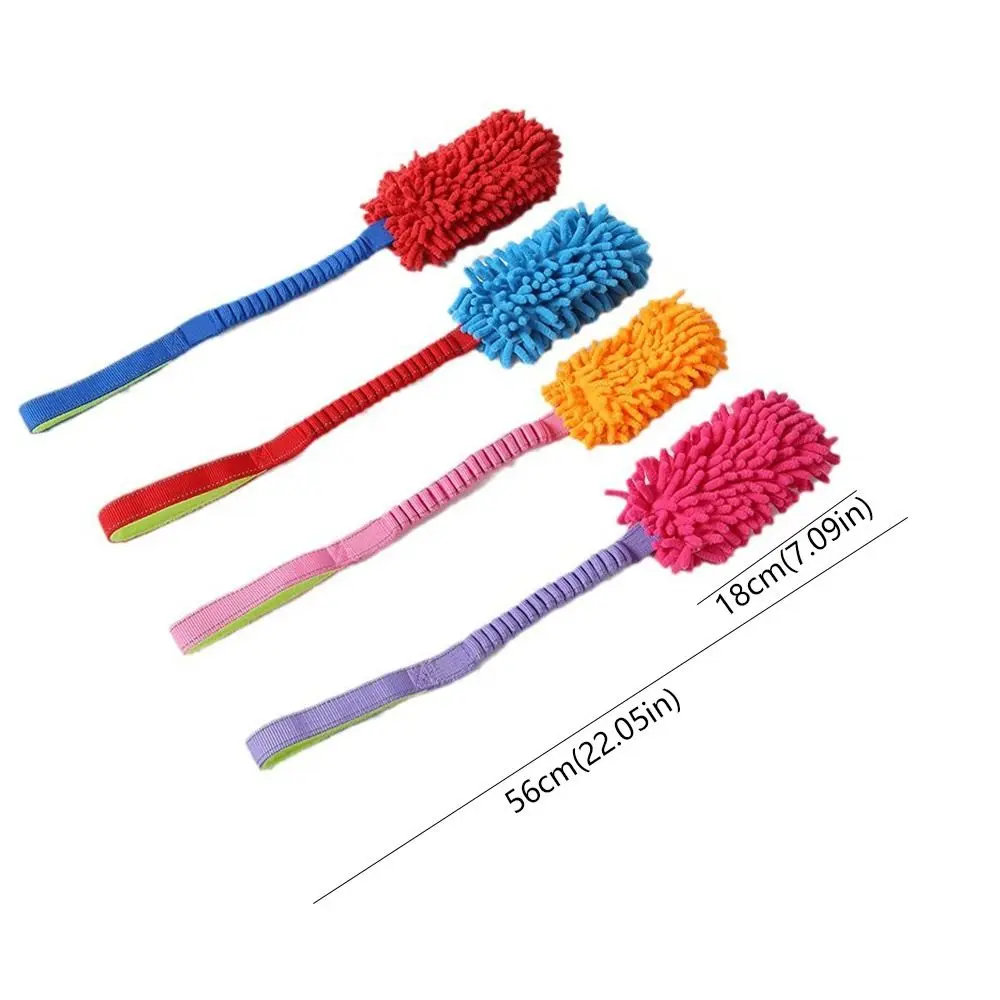 Puppy Gnaw Toy Colorful Pet Chew Toy Plush Funny Dog Interactive Toy Cute Teething Resistant Rope Toy Cleaning Teeth