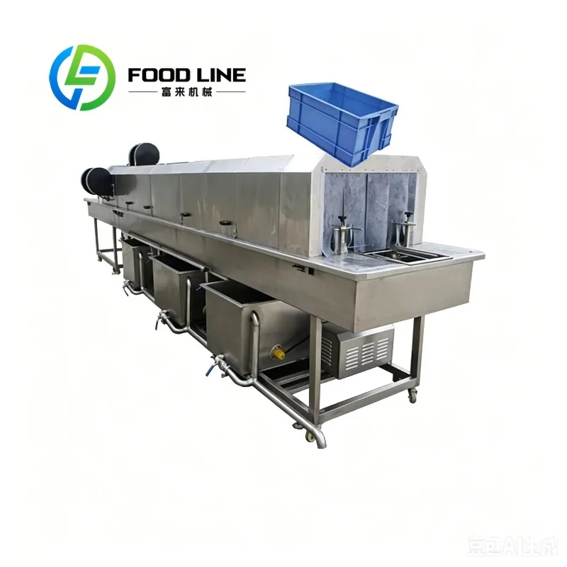 Cost Effective Plastic Box Washing Line Low Energy Consumption Motors And Insulated Tanks Help Minimize Utility Bills Over Time