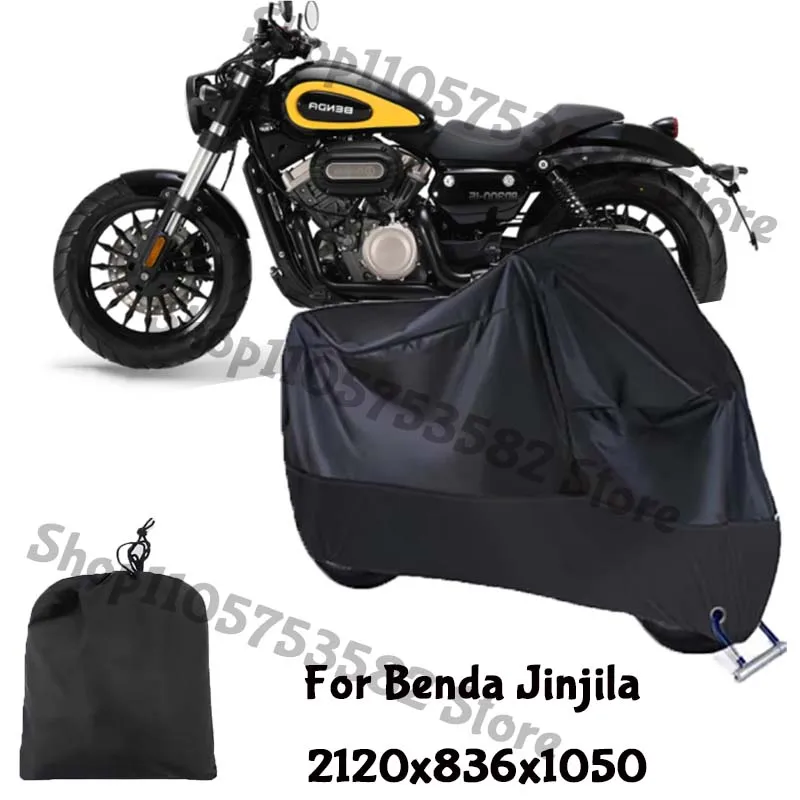 Motorcycle Full Covers For Benda Jinjila  Car Outdoors Sun Protection Dust No Ear Thickened Oxford Clothcover Accessories
