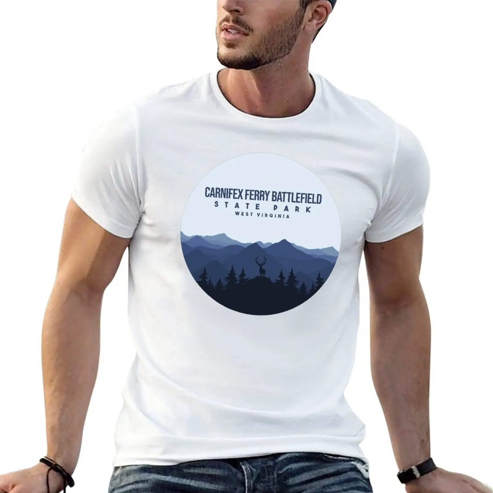 

Carnifex Ferry Battlefield State Park West Virginia T-Shirt t shirts for man graphic tees t shirts for man pack white T-Shirt