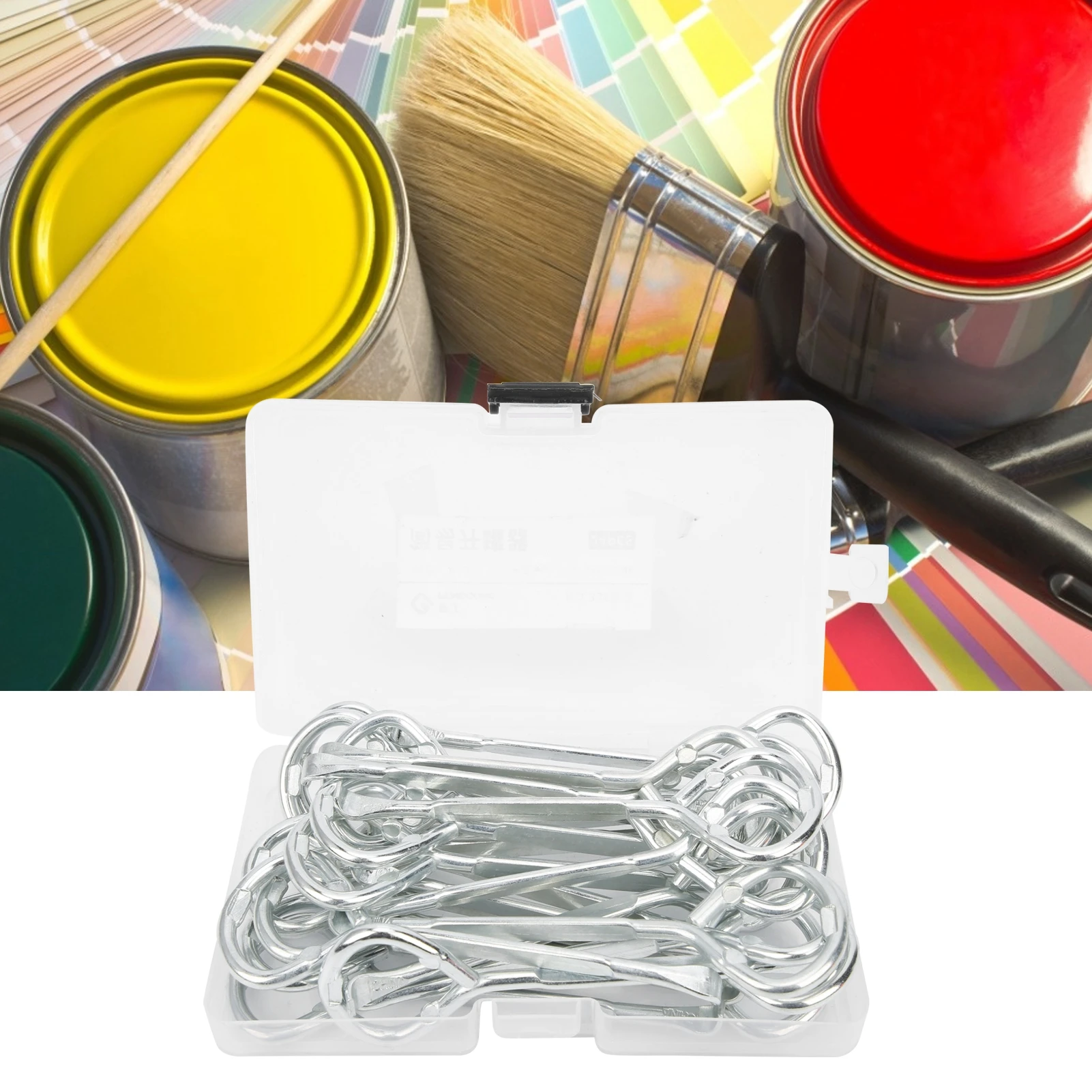 

24pcs Paint Can Lid Opener Multi-Purpose M10 Steel Beer Jar Tin Manual Opening Tool Can Opener Hand Tools Paint Bottle Opener