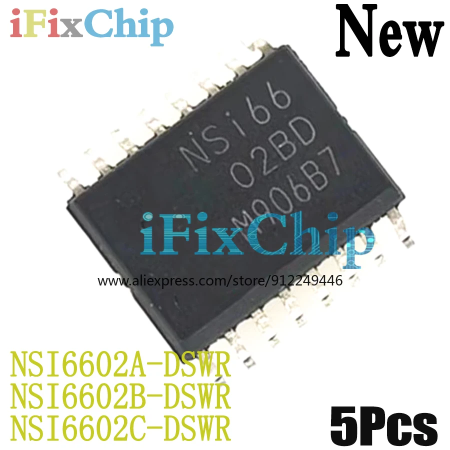 (5piece)100% New NSI6602A-DSWR NSI6602B-DSWR NSI6602C-DSWR NSI6602AD NSI6602BD NSI6602CD NSI6602 NSI66 sop-16