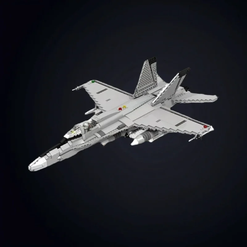 1594pcs MOC F A HORNET 맥도넬 더글라스 크리에이터 모델 빌딩 블록 창의적 아이디어 교육 장난감 브릭 크리스마스 선물 어린이용