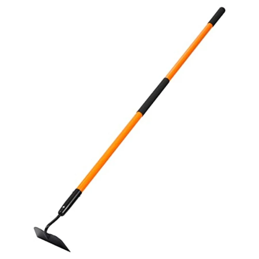 

Garden Hoe Tool, Heavy Duty Hoe Garden Tool, Garden Hoe for Weeding with Long Fiberglass Handle, 58 Inches