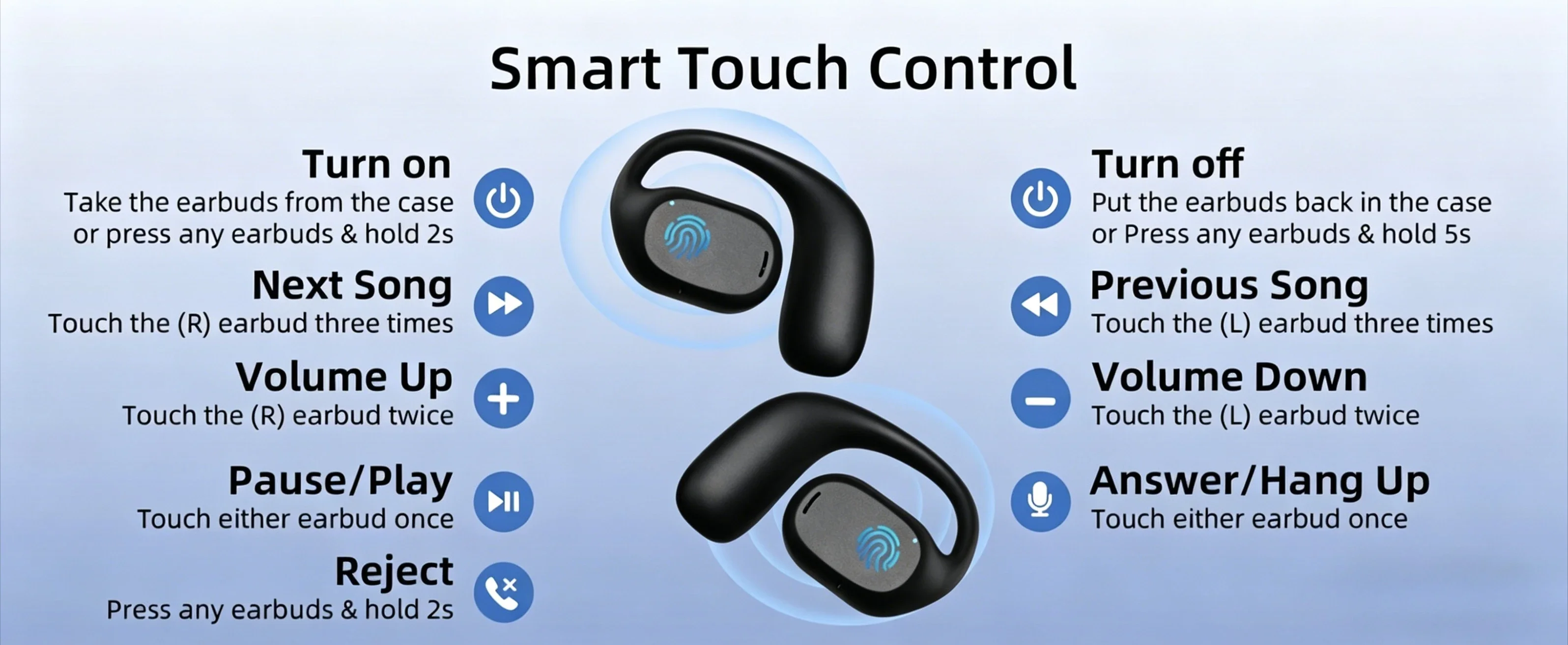 Waterproof Bone Conduction Bluetooth Headphones With Stereo Sound_voghion.com