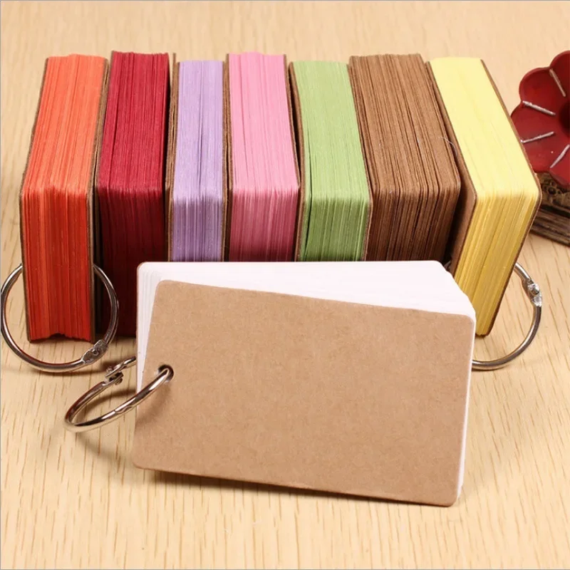 

Simple Note Book Iron Ring Memo Book Notepads Color Notepad