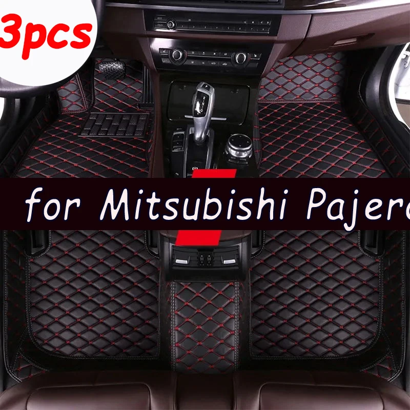 Car Floor Mats Parts For Mitsubishi Pajero (5 seats) 2024 2023 2022 2021 2020 2019 2018 2017 2016 2015 2014 2013 2012 2011 2010