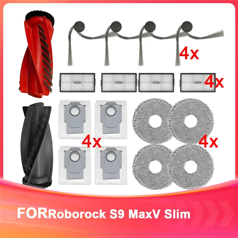 

【Berserk】запасные части для Roborock S9 Maxv, тонкие аксессуары для Roborock S9 Maxv, тонкий мешок для пыли
