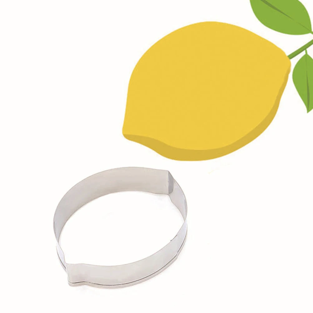 

3 Pcs Lemon Cookie Mold Bread Silicone Kitchen Molds Accessories Baking Pie Shapes for Cakes DIY Fruit Mould Pan Pastry Form