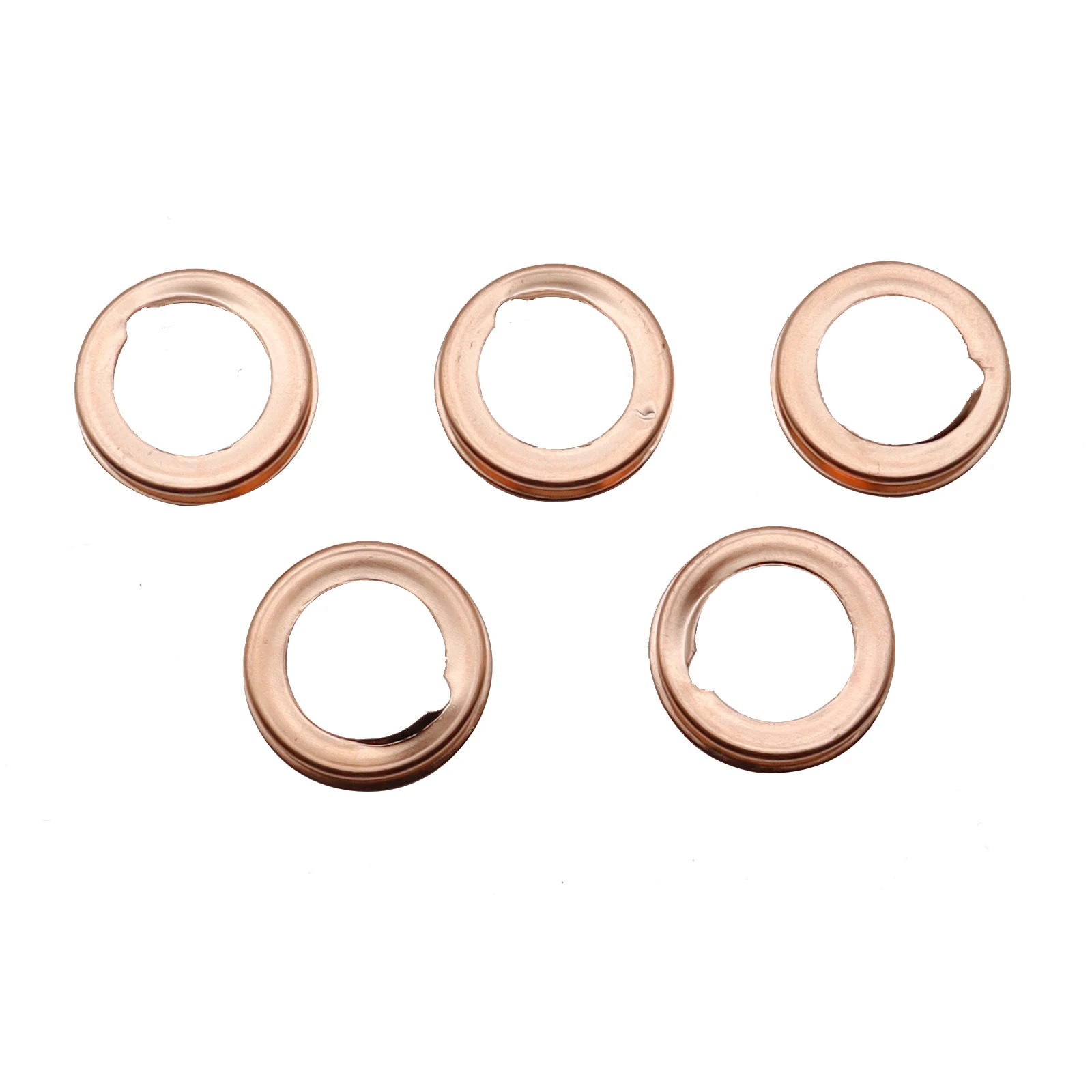 10PCS M12 Copper Oil Crush Washers Drain Plug Gasket Compatible with Nissan Altima Infiniti 1026JA00A 1102601M02 Car Accessories