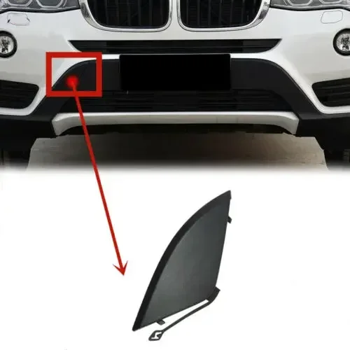 Couvercle de crochet de remorquage de pare-chocs avant de voiture, apprêté pour BMW F25 X3 2015 – 20