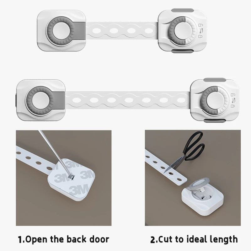 4 Pcs Security Protection Lock for Children Home Safety For Baby Door Locker Security Lock Baby Goods Child Locks Safety Barrier