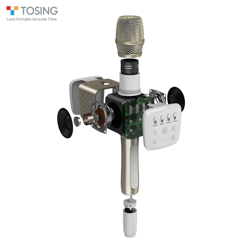 ميكروفون مكثف TOSING V2 ميكروفون احترافي لتسجيل استوديو الصوت لحفلات الكاريوكي المنزلية