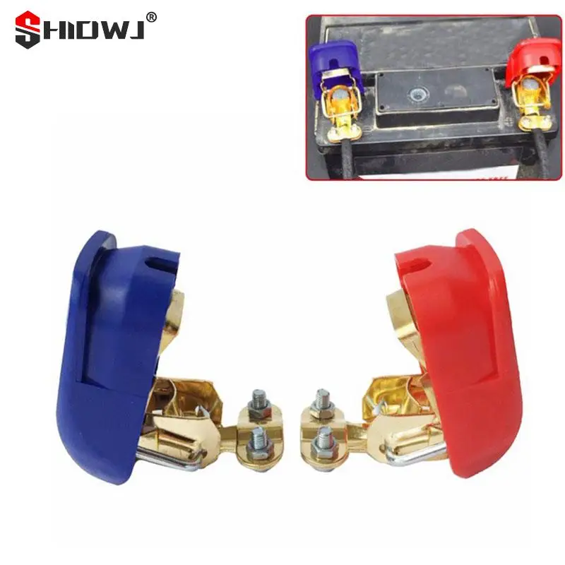 1Pair 12V Car Quick Release Battery Disconnect Terminals Clamps For Car Caravan Boat Motorcycle Lift Off Connector Part Clamp