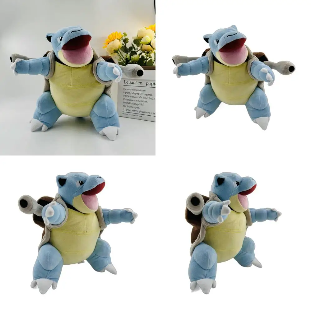 

30cm Kawaii Blastoise Plush Toy Stuffed Doll Big Charizard Turtle Evolution Version Cute Kids Birthday Gift Premium Quality Soft