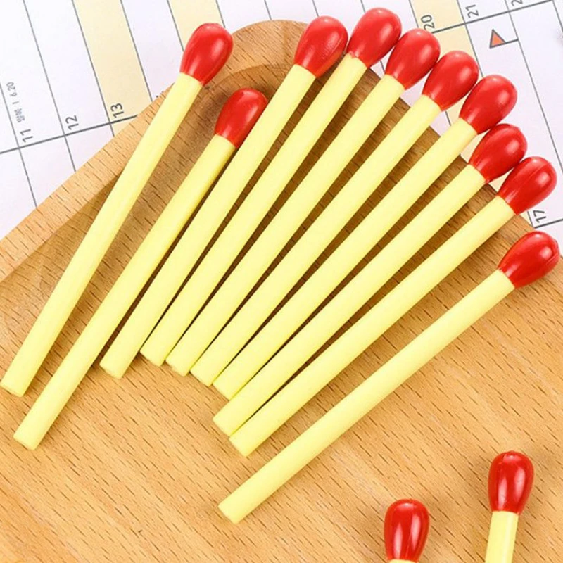 

60 Pcs Novelty Mini Match Ballpoint Pen Kawaii Rollerball Pen Cute Signature Pens Kids Writing Supplies Office School Stationery