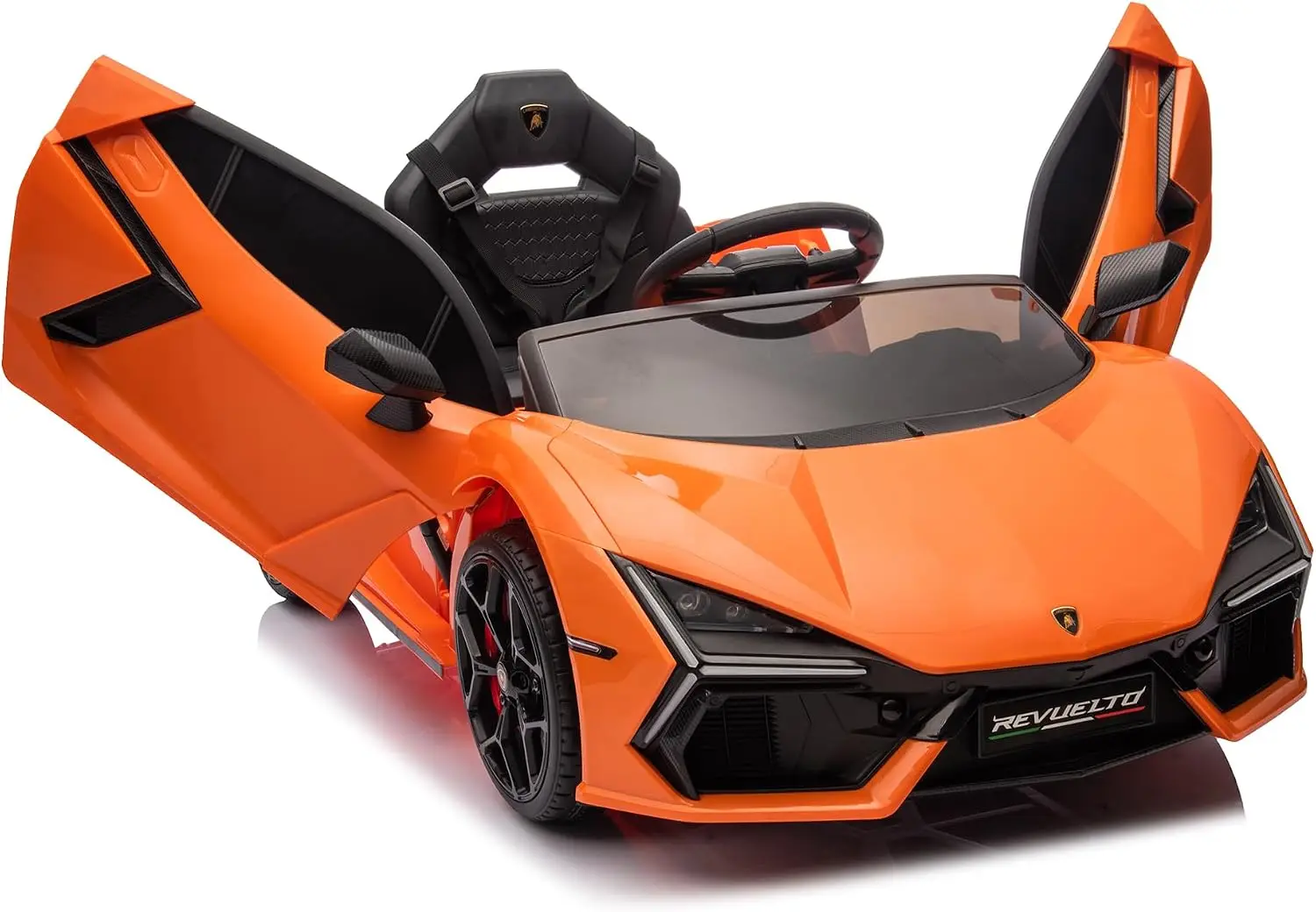 GarveeLife 12V Ride On Car for Kids, Licensed Lamborghini Revuelto Electric Vehicle, Battery Powered Sports Car Toy for Boys & G