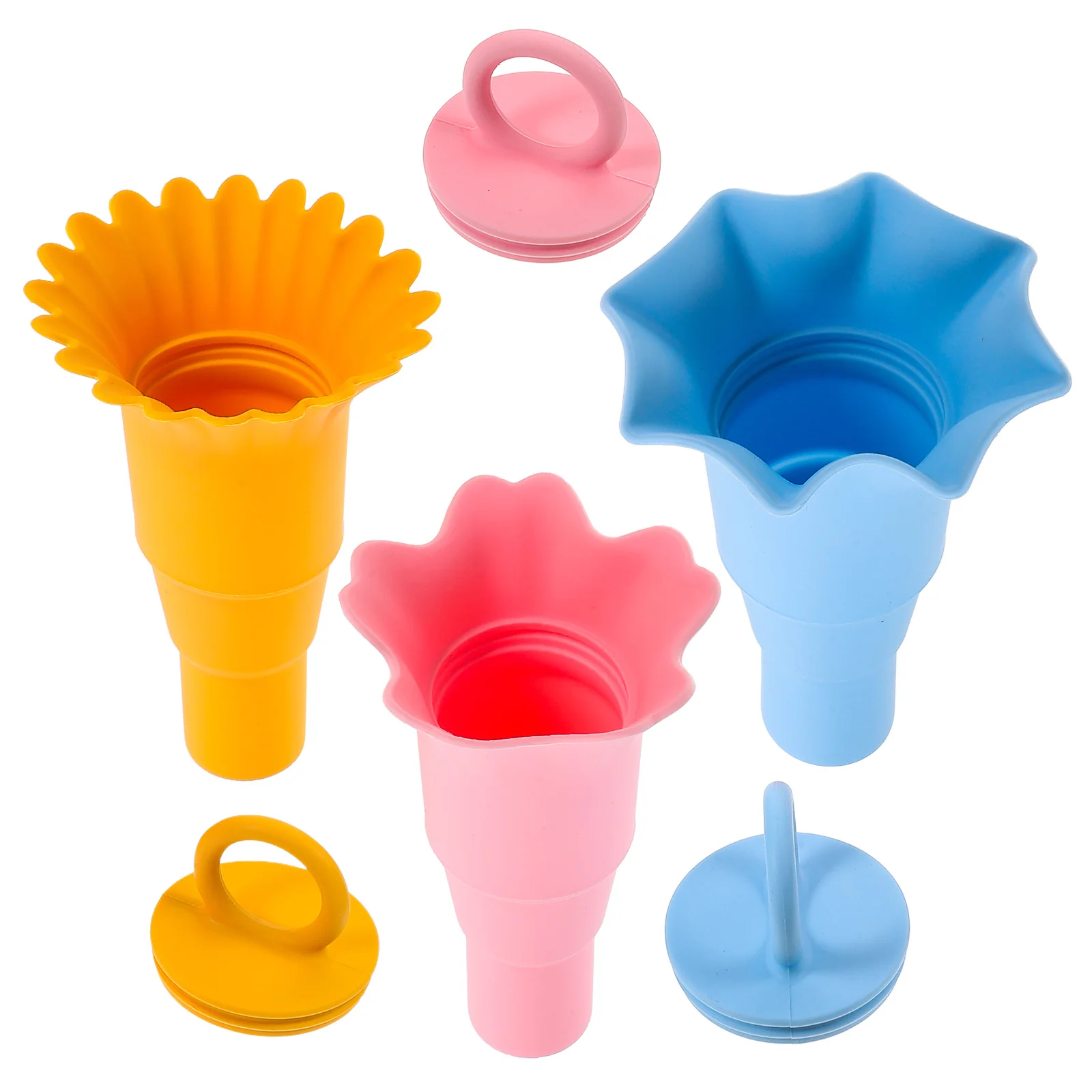 

3pcs Cream St Silicone Holder Foldable Anti Flow Party Cream Popsicle Rack Clean H sCream Popsicle