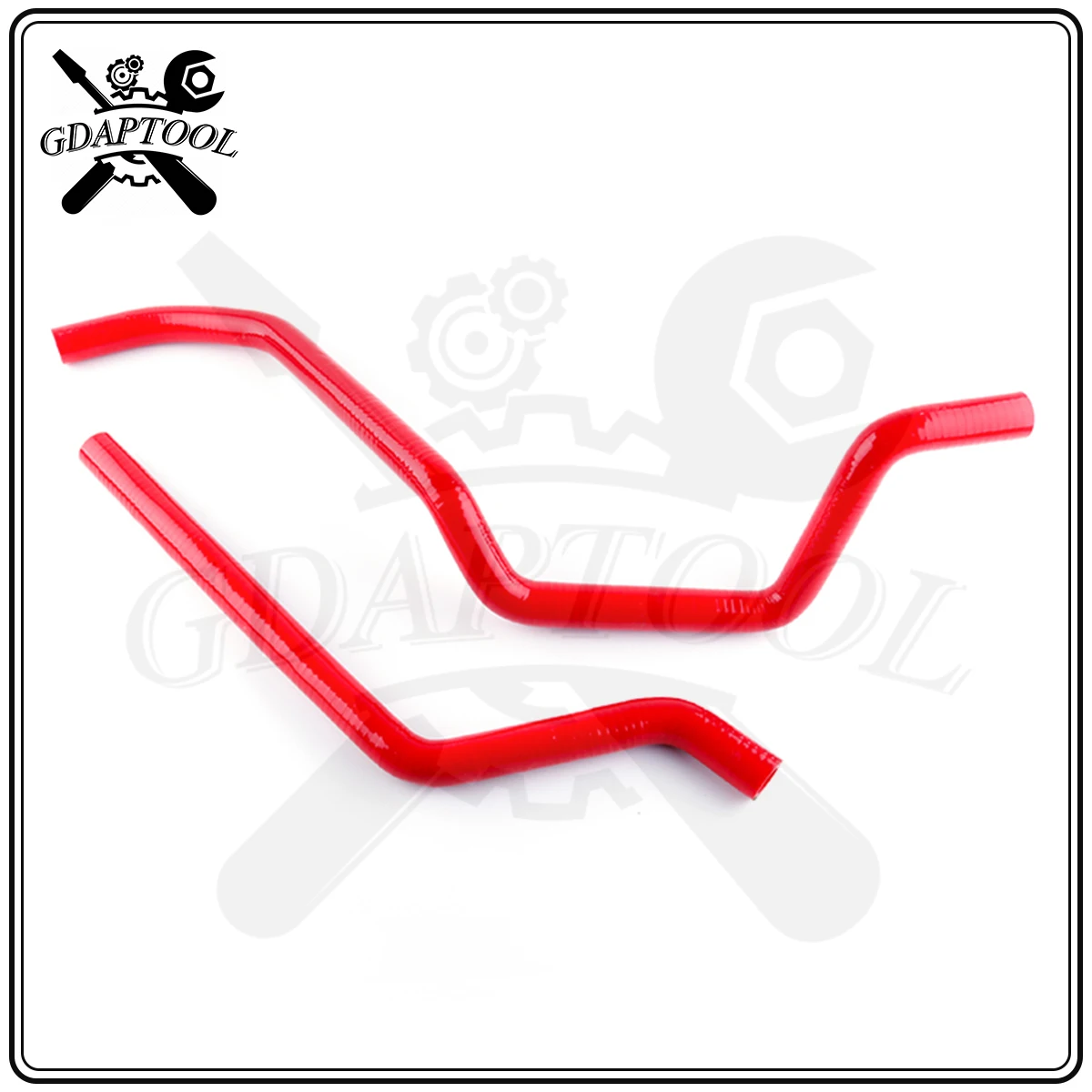 2Pcs Silicone Radiator Coolant Hose Kit For Yamaha YFM660FA Grizzly 4x4 2002 2003 2004 2005 ATV 2