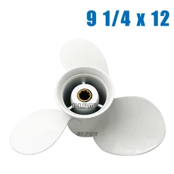 Propeller 683-45941-00-El 9 1/4X12 Voor Yamaha 9.9-15Hp Aluminium 8 Spline Tanden Boot Motor
