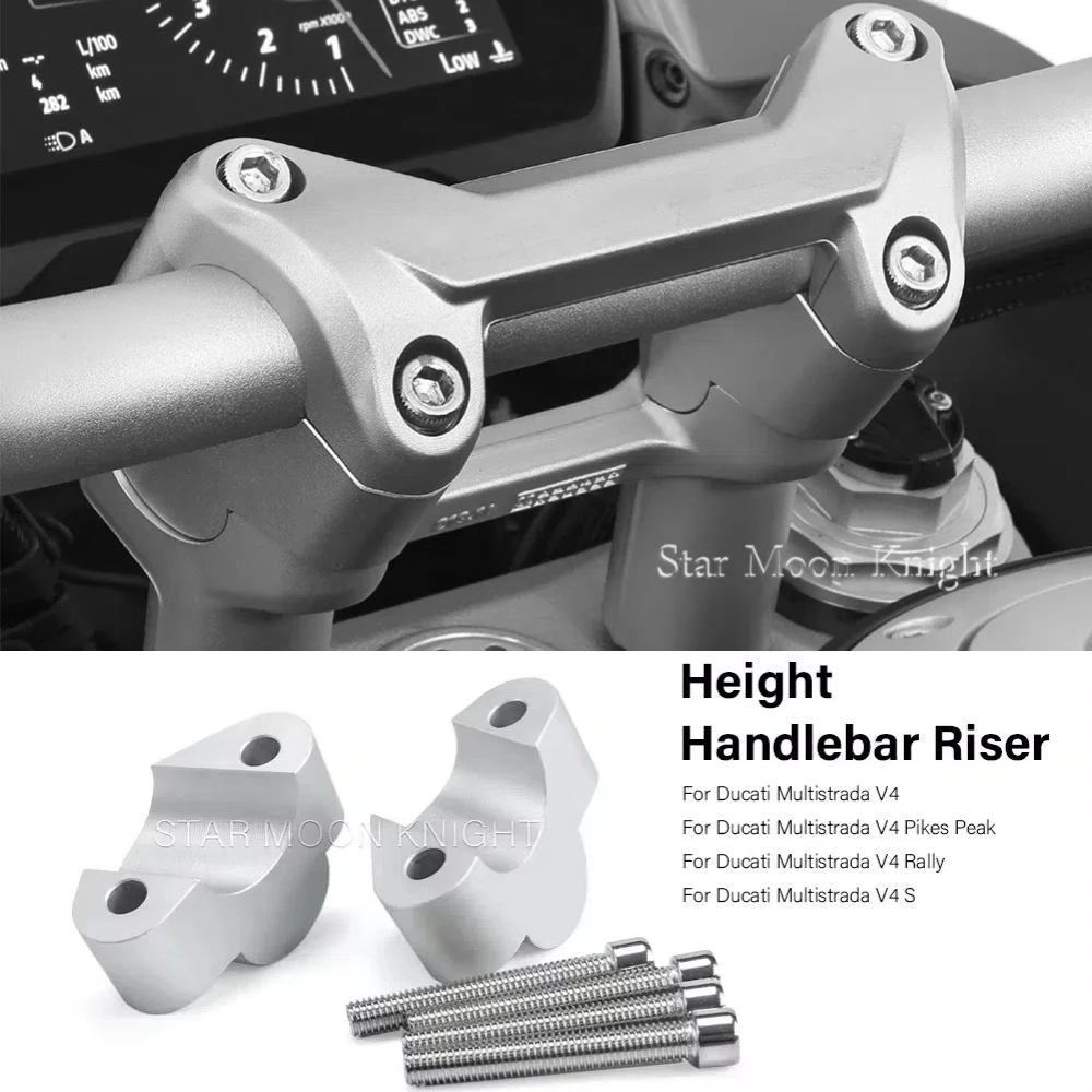 Für Ducati Multistrada V4S V4 Multistrada V4 Pikes Peak Motorrad Lenker Riser Klemme Adapter Griff Bar Drag Erhöhung