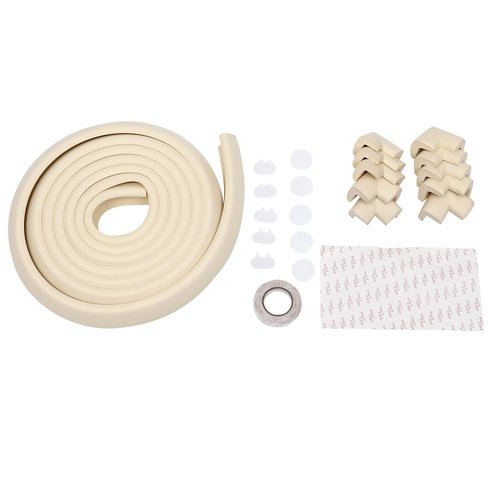 

1Set Baby Proofing Bumper Strip Furniture Protection Corner Guard Soft Nbr Material Safety Bumper Table Edge Protector Kids