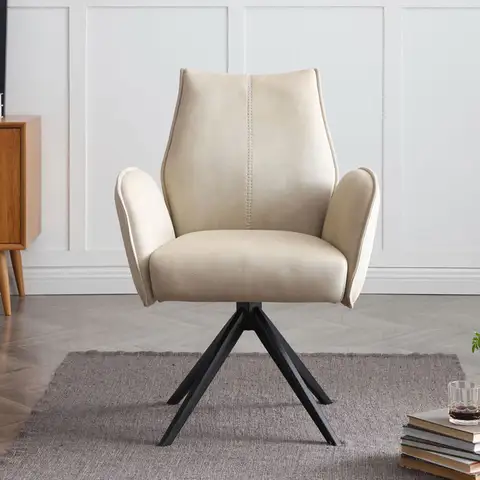 미니멀리스트 라이트 럭셔리 작업 의자, 홈 오피스 편안한 공부 책상 의자, 스툴 테크놀로지 천, 레저 등받이 보스 의자