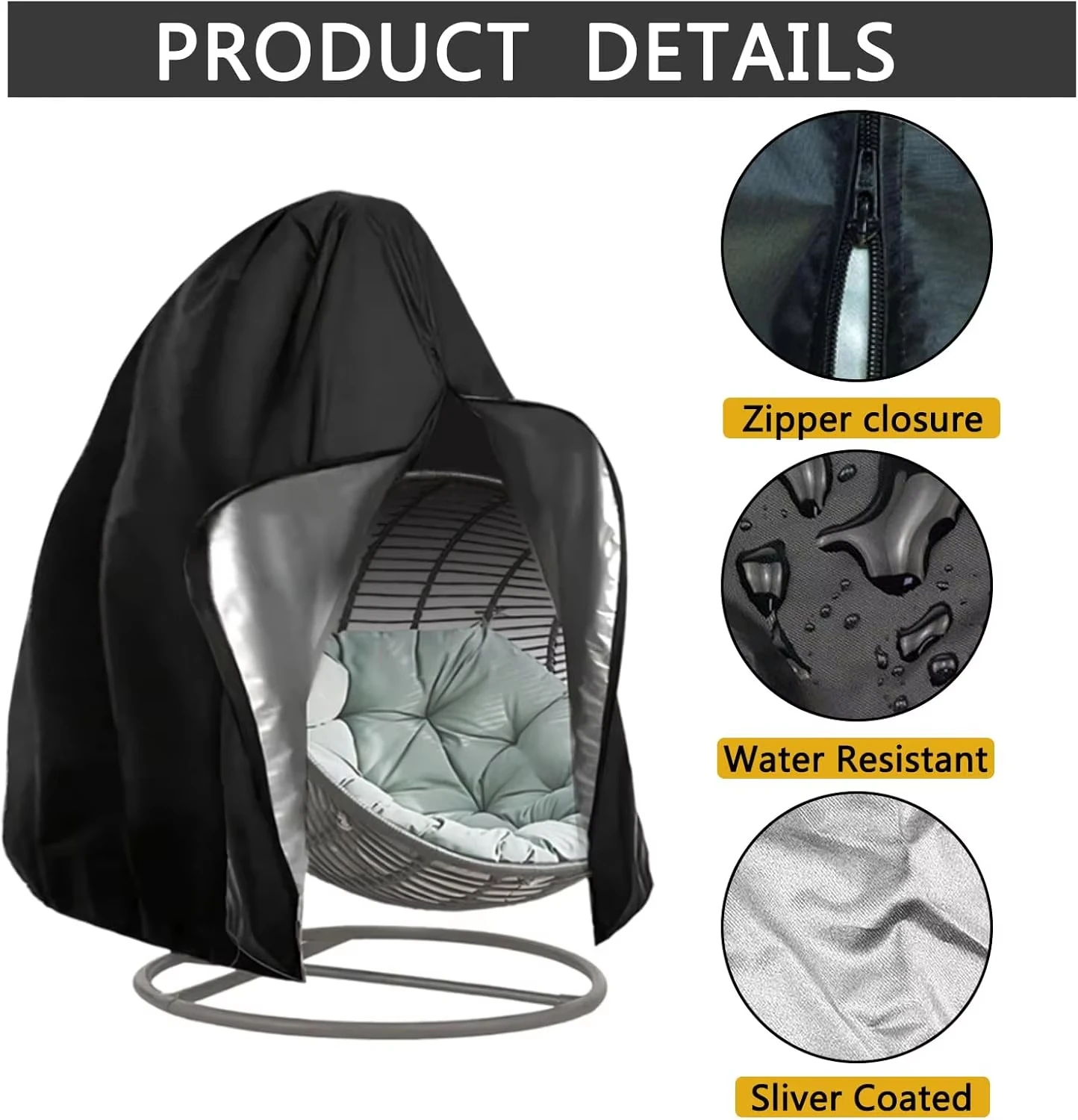 Penutup Pelindung Kursi Ayun T - Outdoor Furniture Egg Chair ulasan dan harga