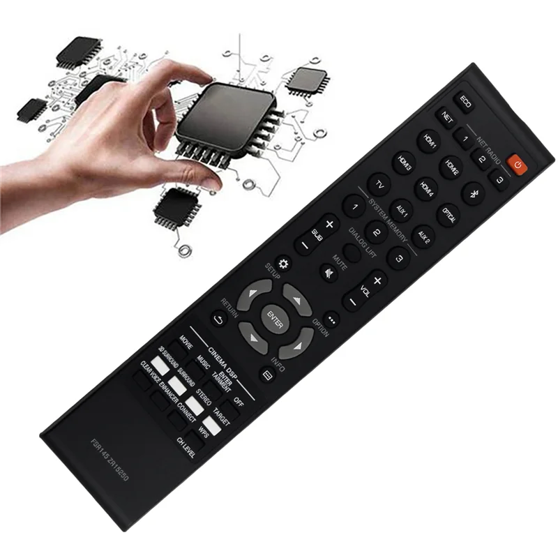 Replace FSR145 ZR15250 Remote Control for Yamaha MusicCast Sound Bar Remote Control FSR145 ZR15250 YSP-5600 YSP-5600BL