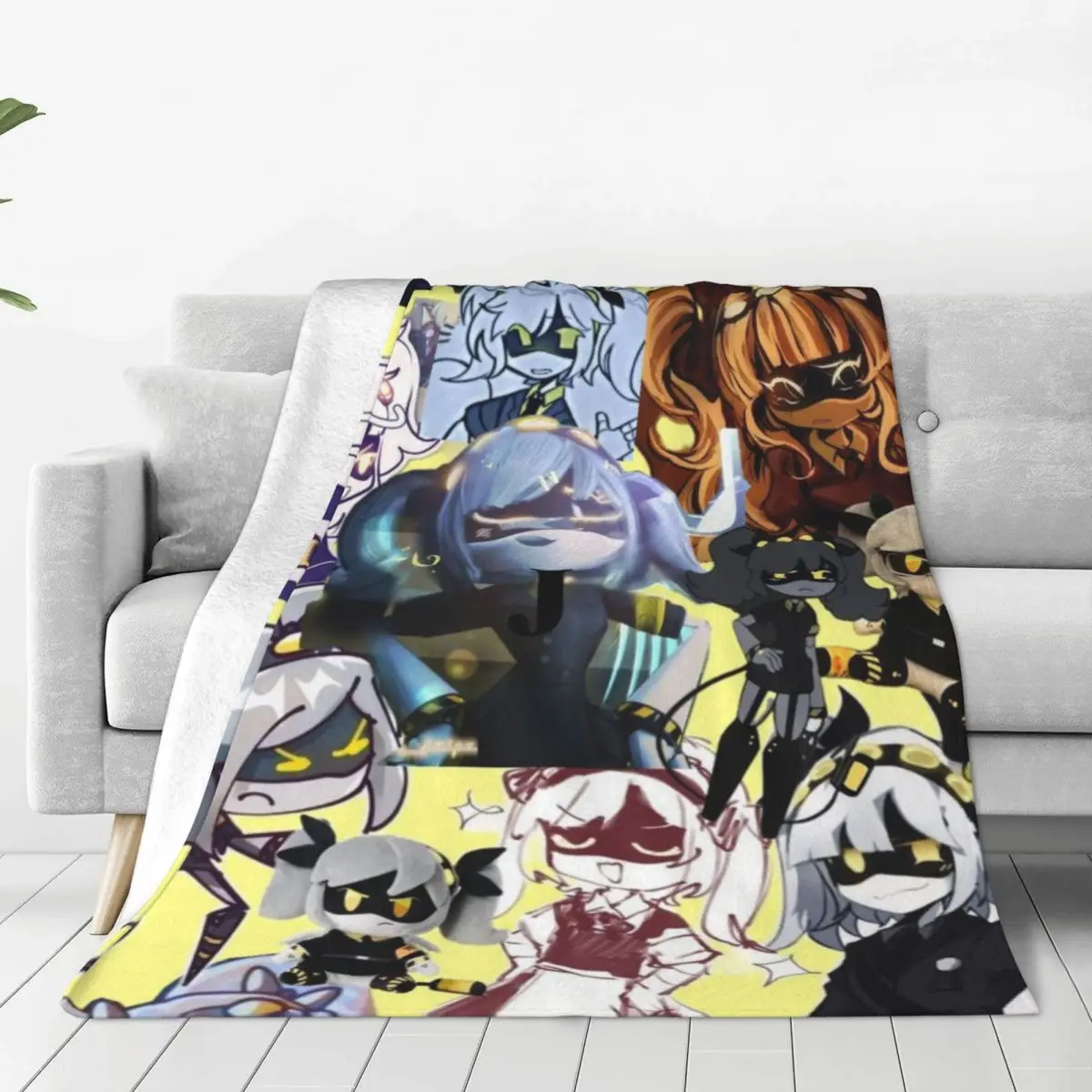 Murder Drones Blanket Sofa Bedroom Bed Home Office Nap Blanket Car Travel Picnic Blankets Gift