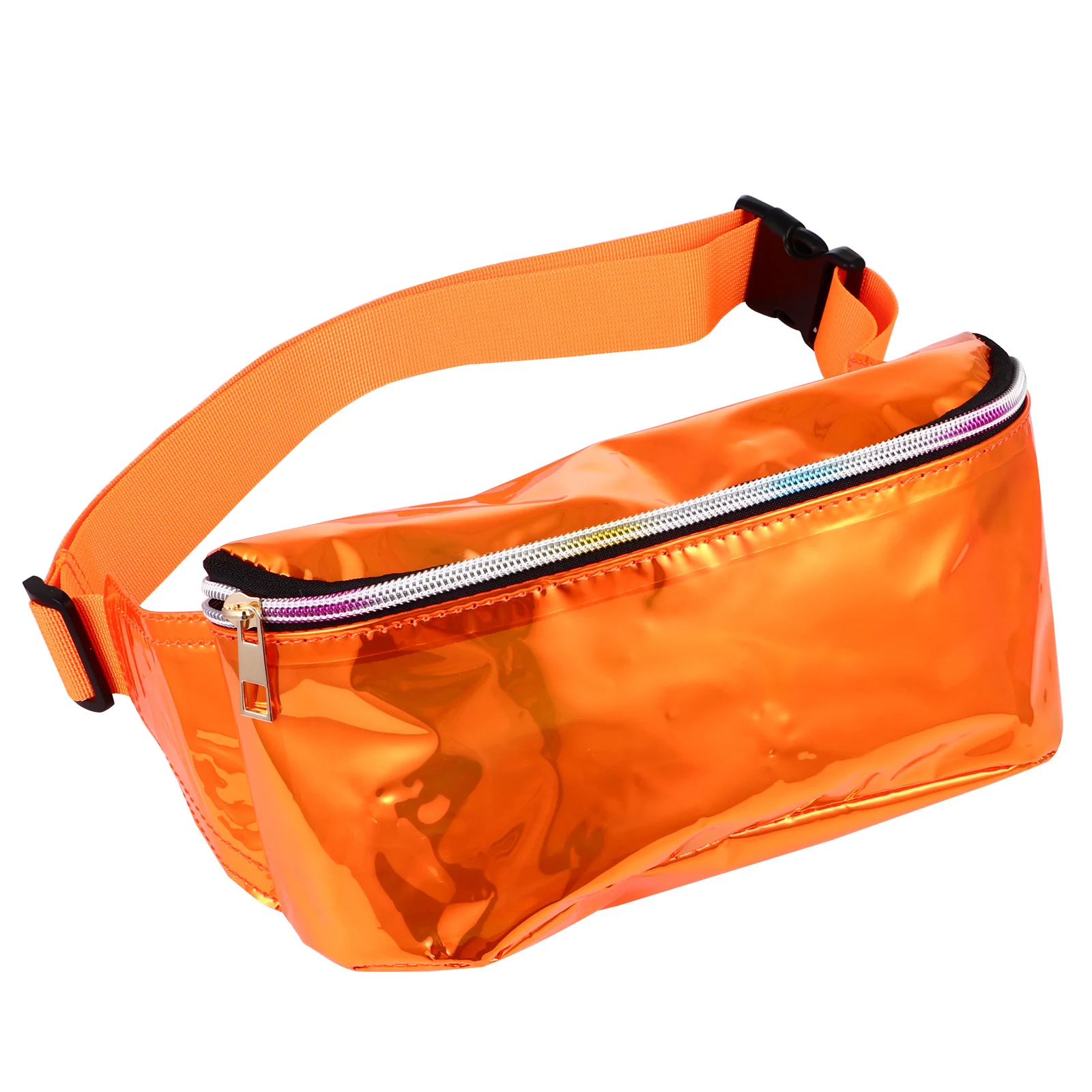 1Pcs Transparent PVC Chest Bag Waist Bag Women Fanny Pack Crossbody Adjustable Clear Waterproof Scratch Resistant