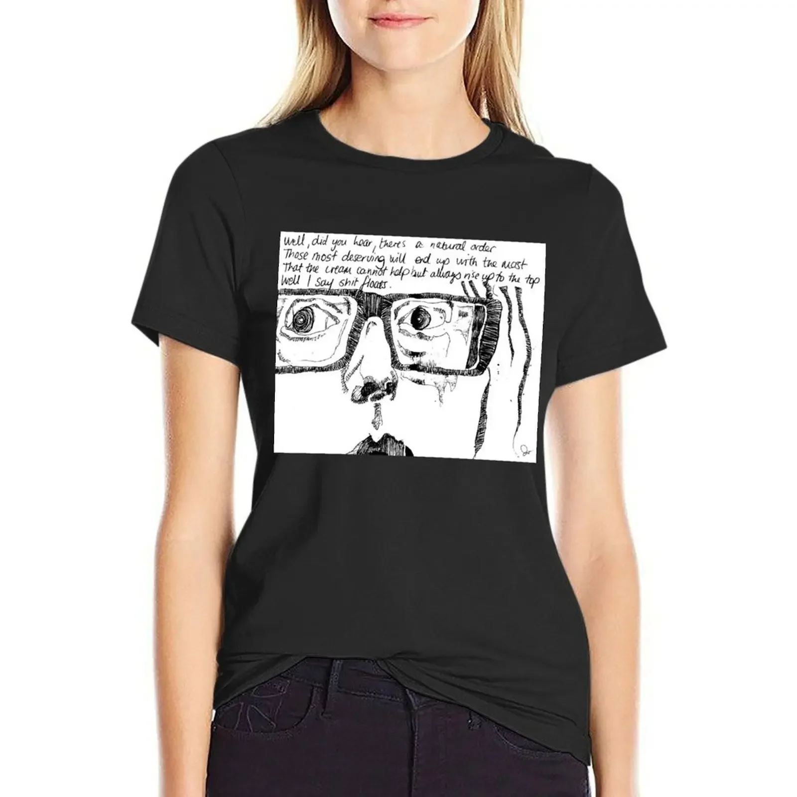 

Jarvis Cocker T-Shirt female oversized blanks korean fashion clothes for woman