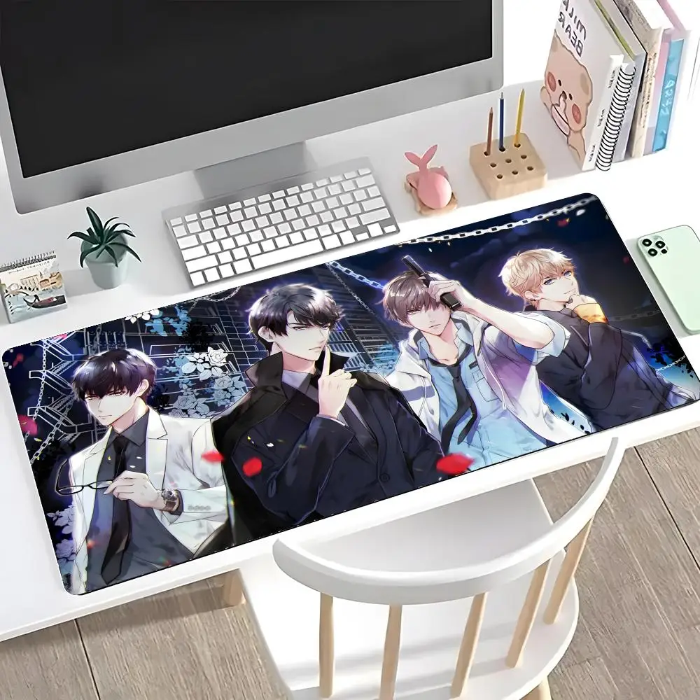 Otome mobile game Mouse Pad Mousepad Large Gaming LockEdge Thickened Computer Keyboard Table Desk Mat