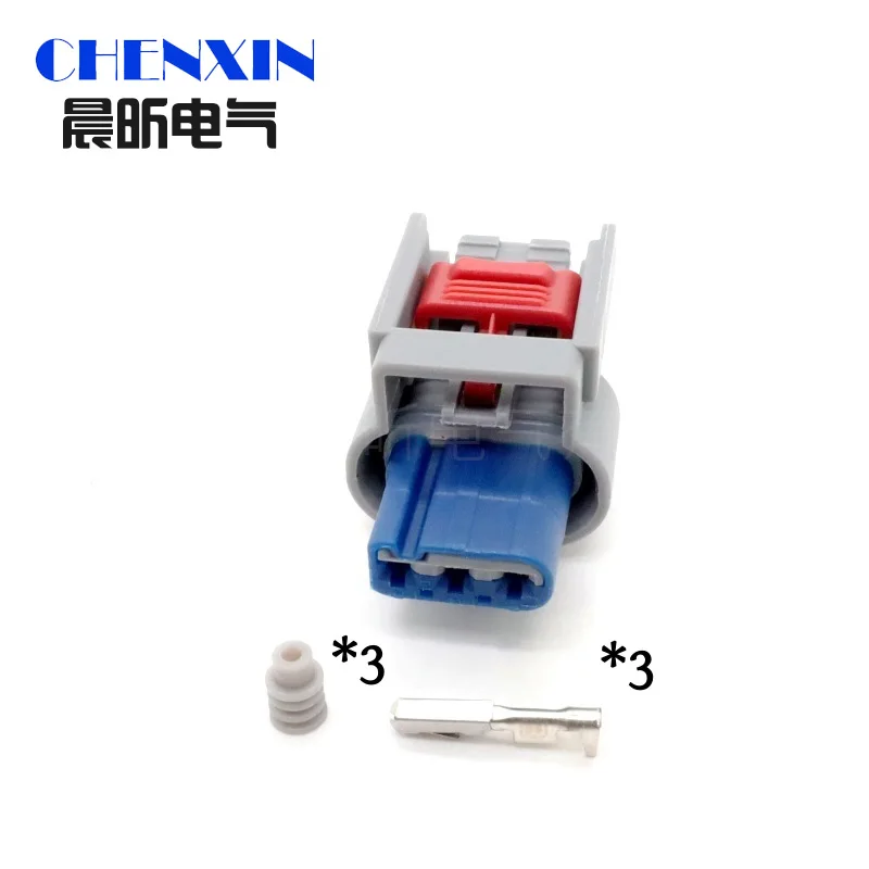 

Для Chrysler 300C Jeep 3-контактный автомобильный водонепроницаемый разъем, автомобильная высоковольтная катушка зажигания, вилка жгута проводов 13576035