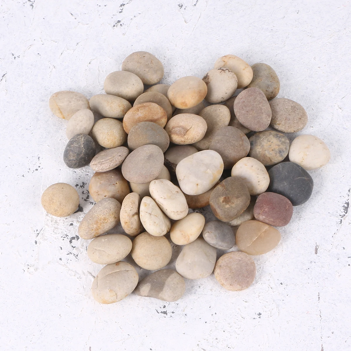 50pcs Smooth Painting Rocks DIY Polished Stones for Garden Hand Supplies Children Drawing Craft Project Kits Toy