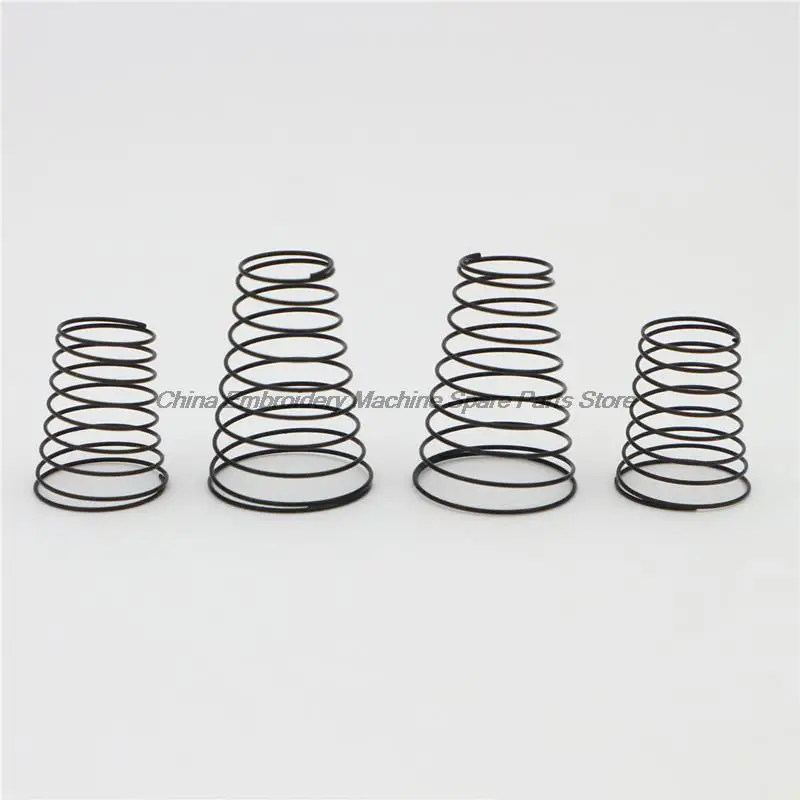 100pcs Pagoda Spring Thread Adjustment Spring Clamp Spring Big and Small Round Table Cone Spring for Zgm Feiya Tajima Aemco SWF