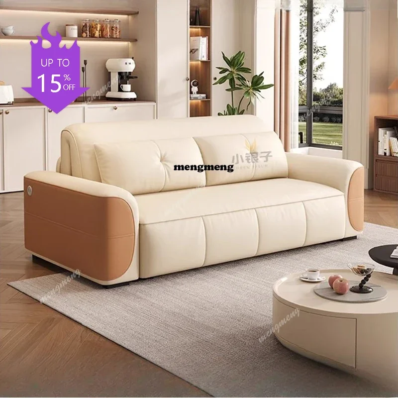 

Smart Remote Control Electric Folding Sofa Bed Modern Simple Design Cloud Couch Sofa Modular Living Room Furniture Sofa Cama