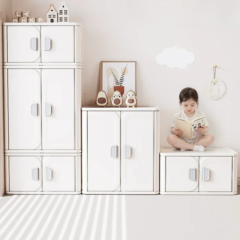 DIY Modular Wardrobe, Modern Minimalist Large Capacity Storage Cabinet for Clothes & Toys, Creative Home Decor Organizer