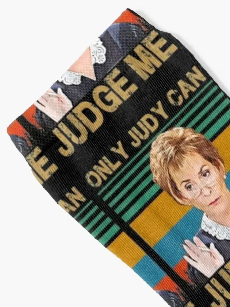 Funny Only Judy can judge me Retro Vintage Socks japanese fashion cool Women's Socks Men's