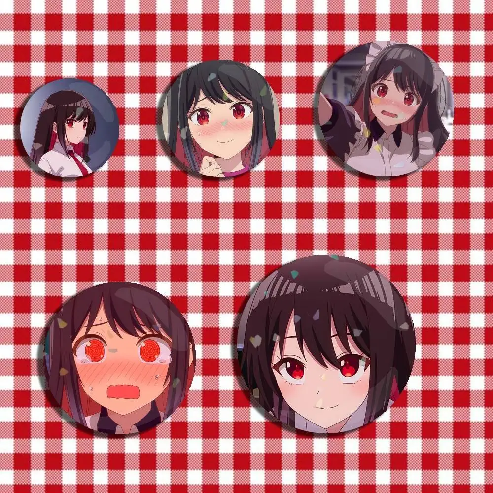 Tune in to The Midnight Heart Uzuki Shinobu Badge Stage Brooches on Backpack Clothes Enamel Pins for Jewelry Gift Bag Accessory