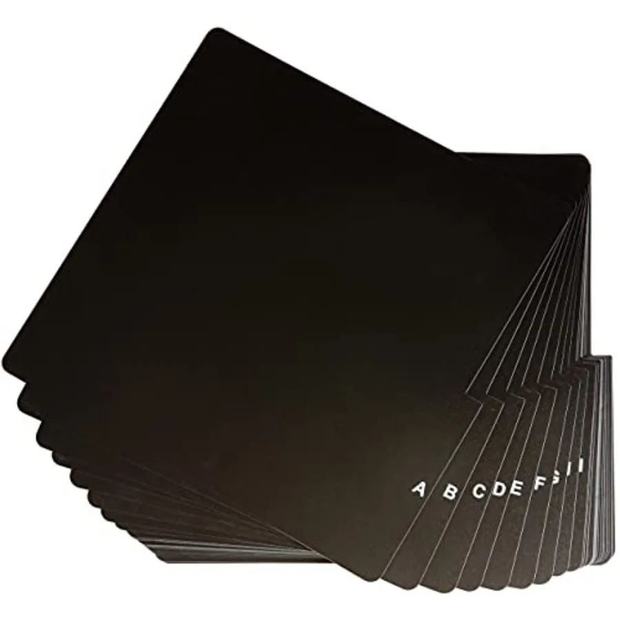 

AC1046A-BK A-Z Vinyl Dividers Black