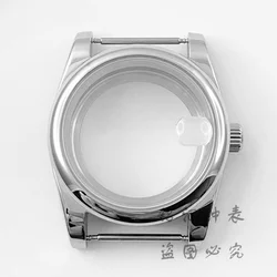 36MM/40MM Waterproof Silver Sapphire Crystal Watch Case Stainless Steel For NH35 NH36 NH34 NH38 ETA 2824 PT5000 ST2130 Movement