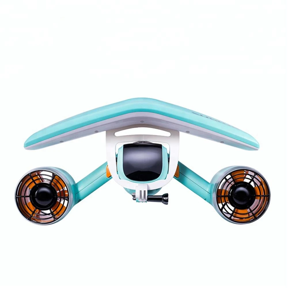 

2023 Portable Mini Water Sports Scooter 520W High Power Electric Dive Booster 40m Working Depth 11000mAh Battery For Underwater