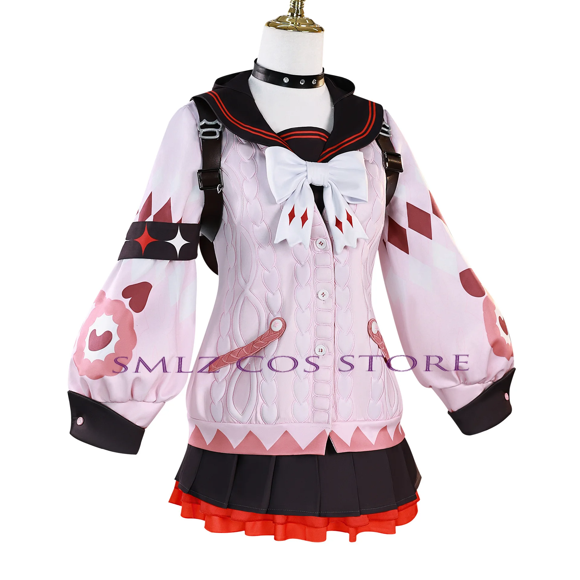 Smlz Ukinami Yuzuha Cosplay Gra Zenless Zone Zero Kostium Peruka Płaszcz Torba Garnitur Spook Shack Dla Kobiet Dziewczyn Rekwizyty na Halloween
